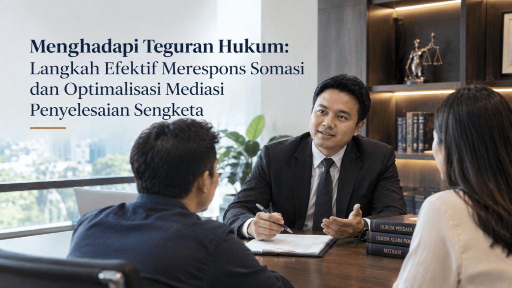 Menghadapi teguran Hukum Somasi